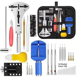Product image of 147-Piece Watch Repair Tool Kit with Case Opener and Spring Bar Tools