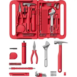 Product image of 40 Piece Tool Kit, Electric Screwdriver with LED and 3 Torque Settings