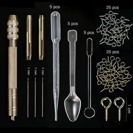 Product image of 93-Piece Epoxy Resin Mold Set with Dropper, Spoon, and Powder Tools