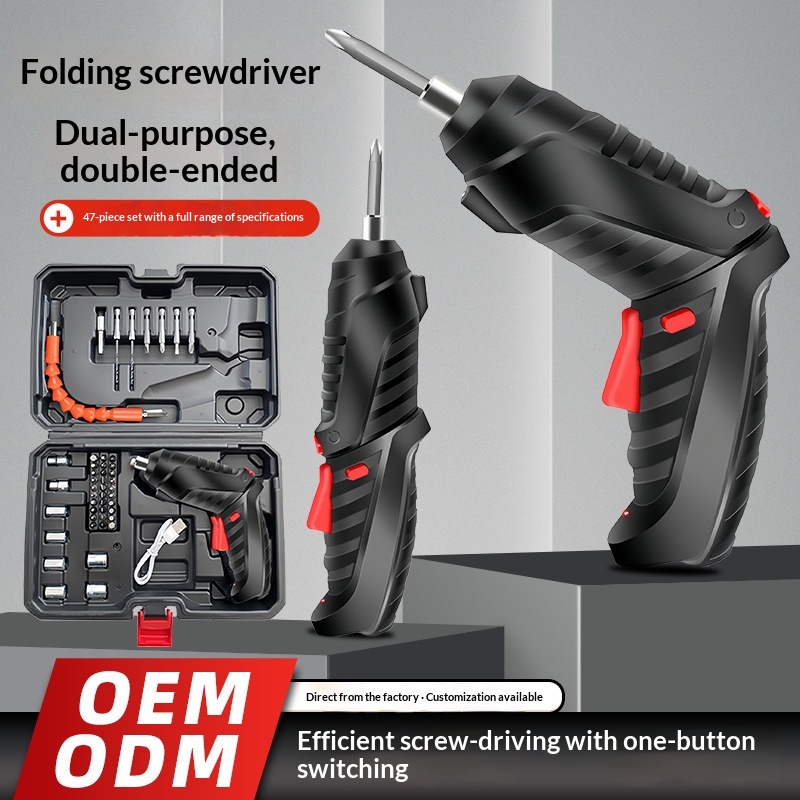 Main product image of 4.2V 47-Piece Electric Screwdriver Set, Folding Design