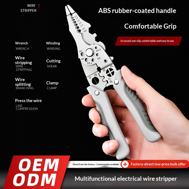 Main product image of Multi-Function Wire Stripper, Cutter, Crimper Pliers