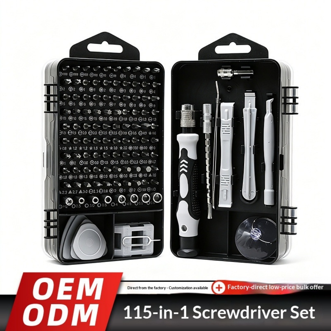 Main product image of 115-in-1 Screwdriver Set, Magnetic Phillips Bits, Precision Repair