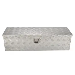 Product image of 39 inch Silver Aluminum Tool Storage Box for Pickup Truck Bed with Lock, MT018011