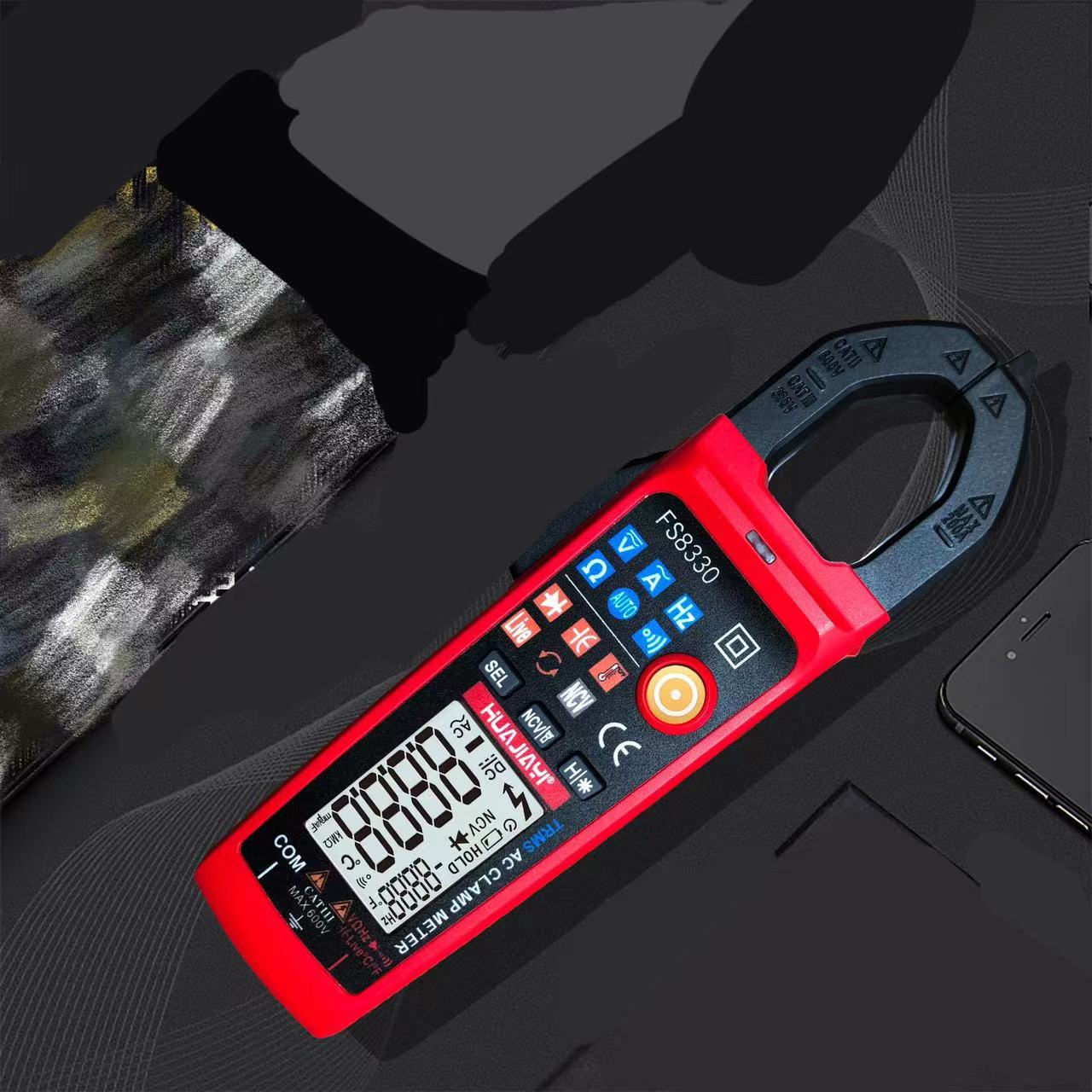 Main product image of Automatic Ranging Ammeter Multimeter with Overload Protection