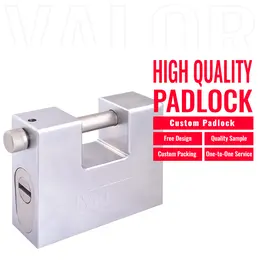 Product image of Hardened Steel Padlock for Warehouse, Container, and Trailer Doors