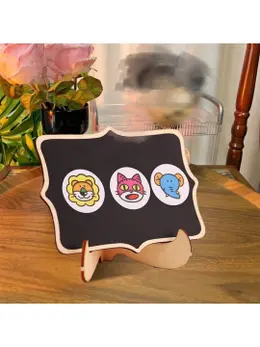 Product image of Mini Wavy Lace Rectangle Blackboard Sign, 1 Piece