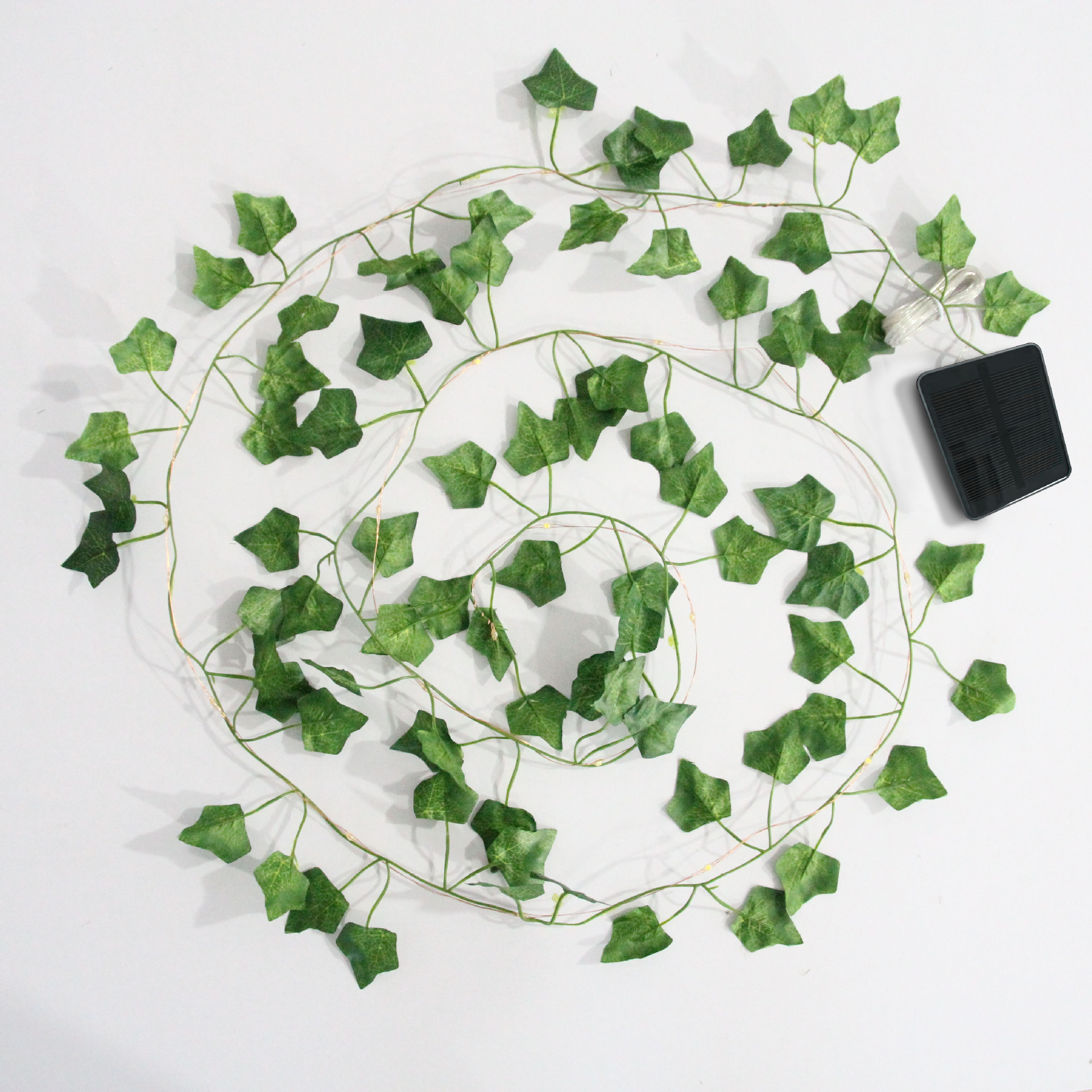 Main product image of Copper Wire Lighting Chain with Simulated Leaves