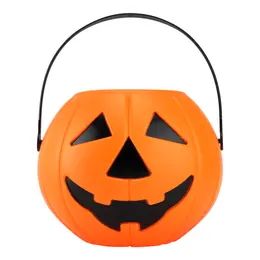 Product image of Plastic Pumpkin Bucket with Handle, Large Size
