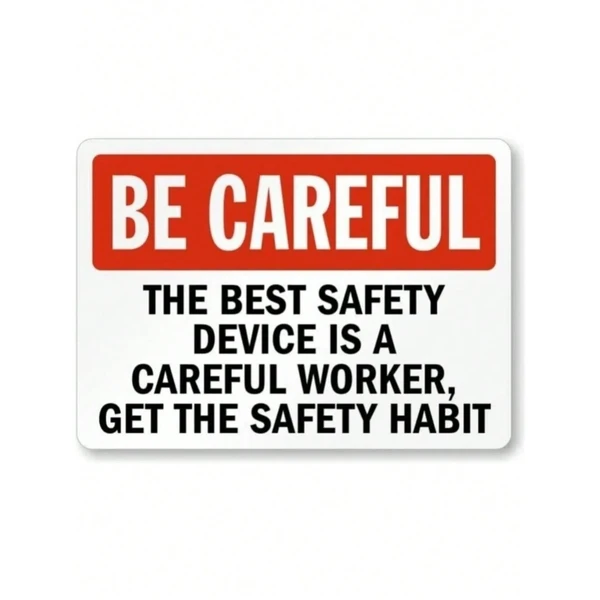 Main product image of Metal Safety Warning Sign for Outdoor and Indoor Use