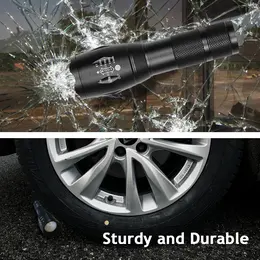 Product image of 2-Pack Rechargeable Zoomable LED Flashlights