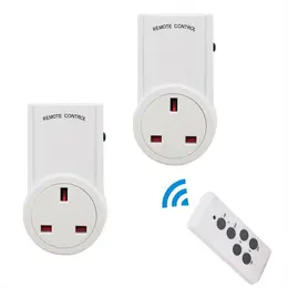 Product image of Wireless Remote Control UK Plug Power Outlet Switch Kit