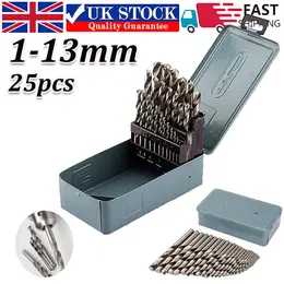 Product image of 25 Piece HSS Metal Drill Bit Set 1mm-13mm High Speed Metric