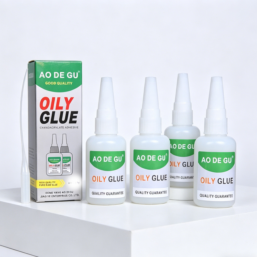 Main product image of 4-Pack Oily Universal Adhesive for Resin, Ceramic, Metal, Glass, Leather, 20g