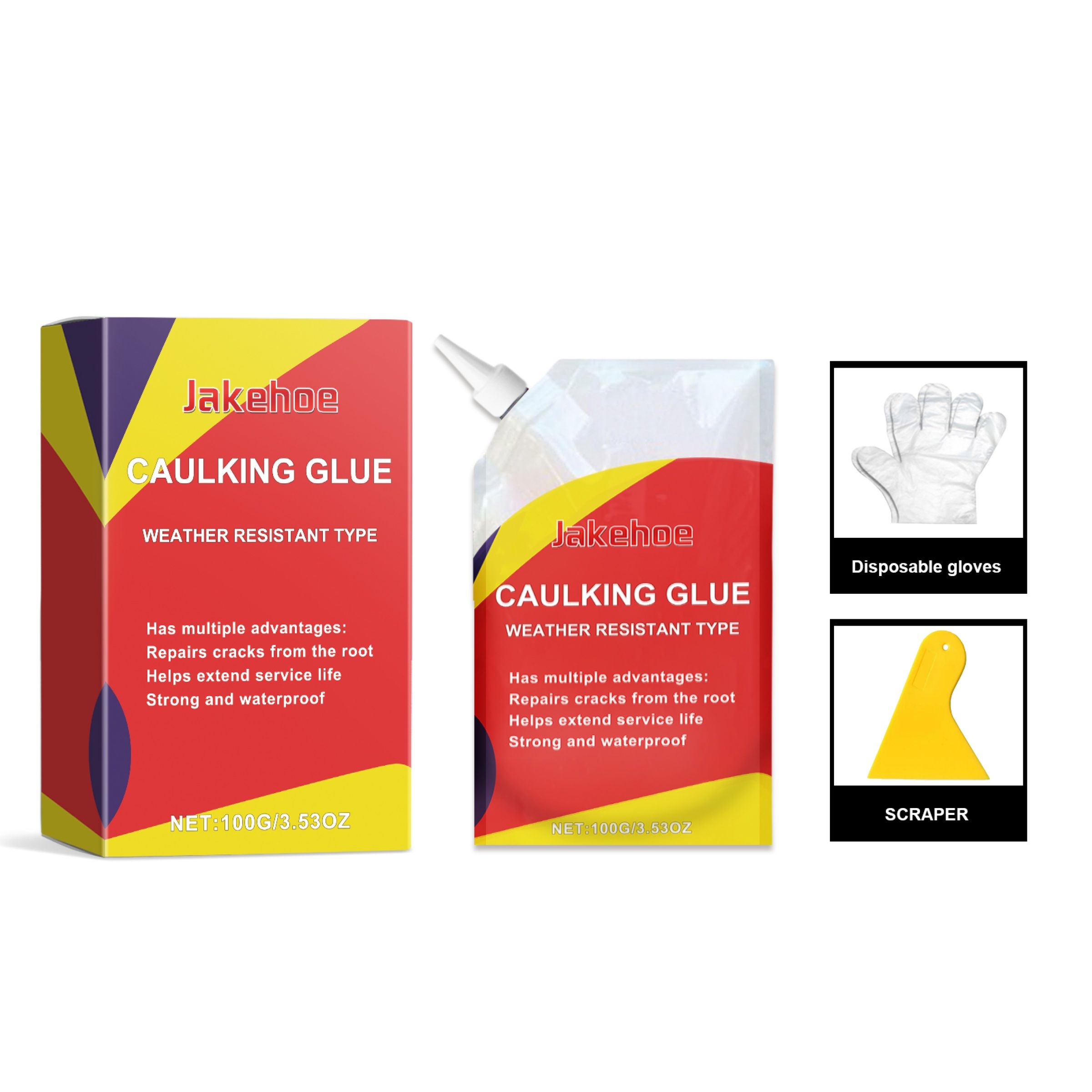 Main product image of JAKEHOE Waterproof Repair Sealant Kit, 1-Set
