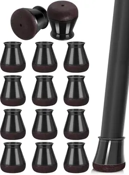 Product image of Chair Leg Floor Protectors, Silicone, for Hardwood, 16 Units