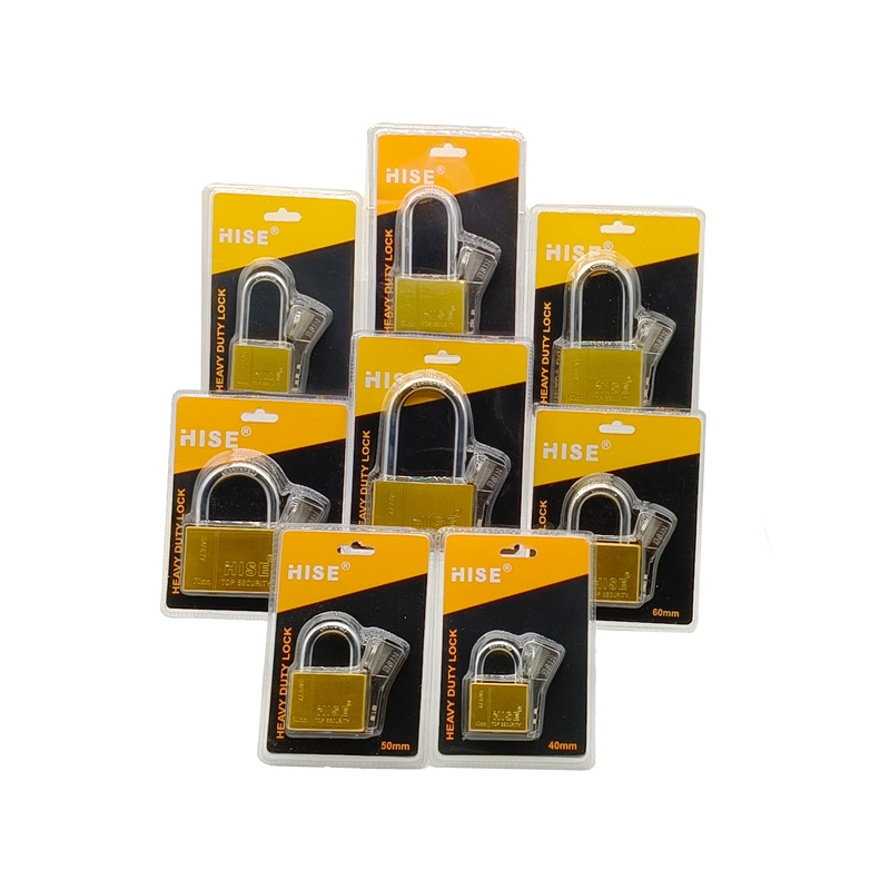 Main product image of Small Square Steel Hang Locks, Drawer Cabinet, Leaf Door Locks, Gold Finish
