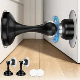 Product image of 2 Pack Stainless Steel Magnetic Door Stops, Wall/Floor Mount