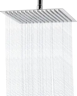 Product image of 10 Inch Square Rain Shower Head, Ceiling or Wall Mount