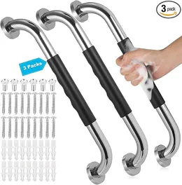 Product image of 3 Pack 16 Inch Grab Bars for Bathtubs and Showers