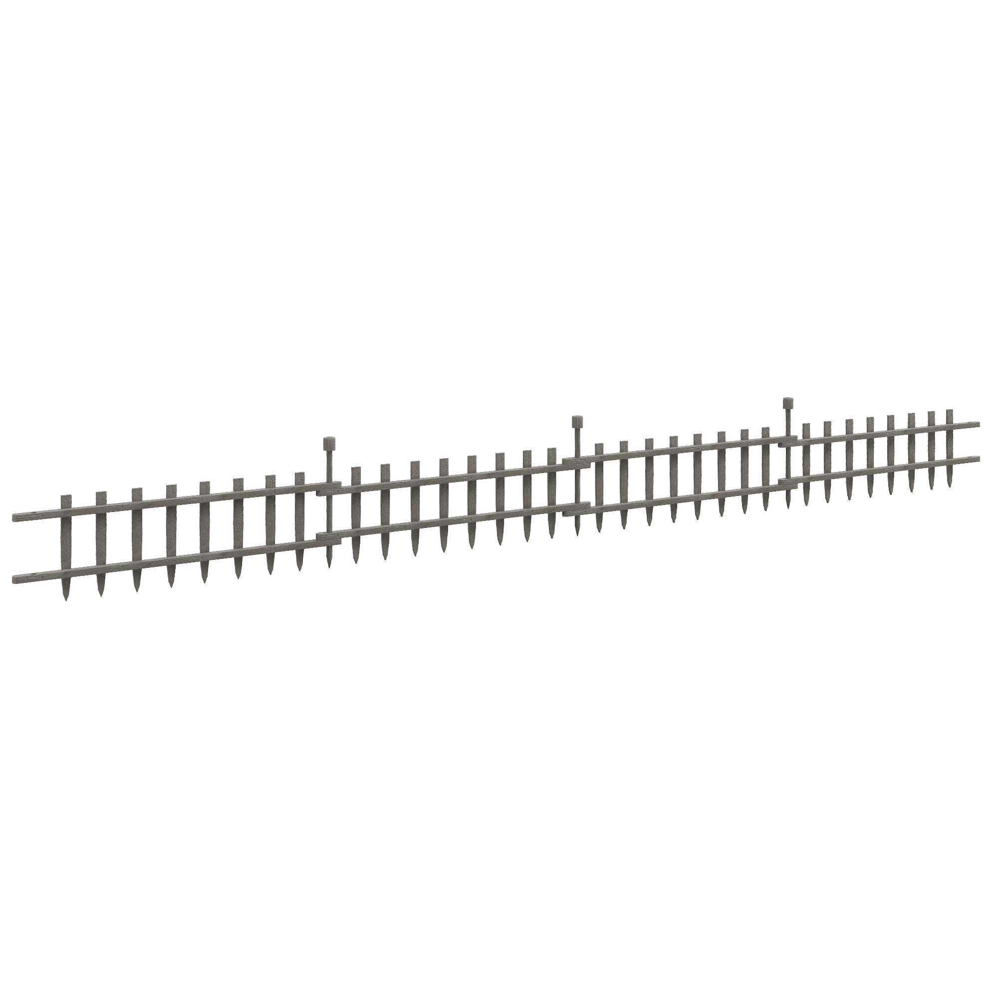 Main product image of 4-Piece Grey Wooden Garden Landscape Edging