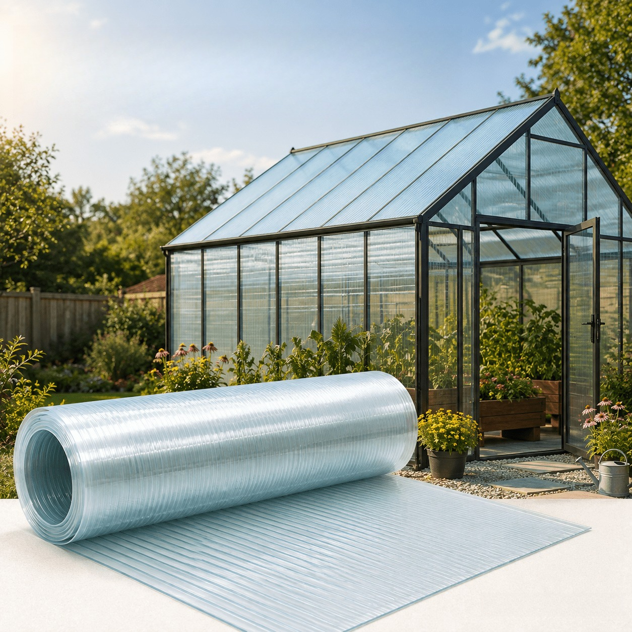 Main product image of Transparent Insulated Polycarbonate Sheet, UV Resistant