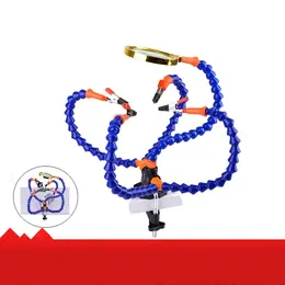 Product image of PCB Clamp Table, Adjustable, with Magnifying Glass for Welding Repair