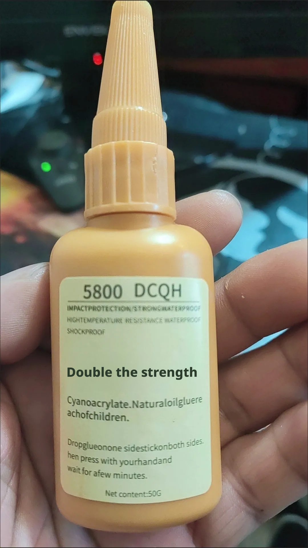 Main product image of Industrial Welding Adhesive, Orange, 50g Tube