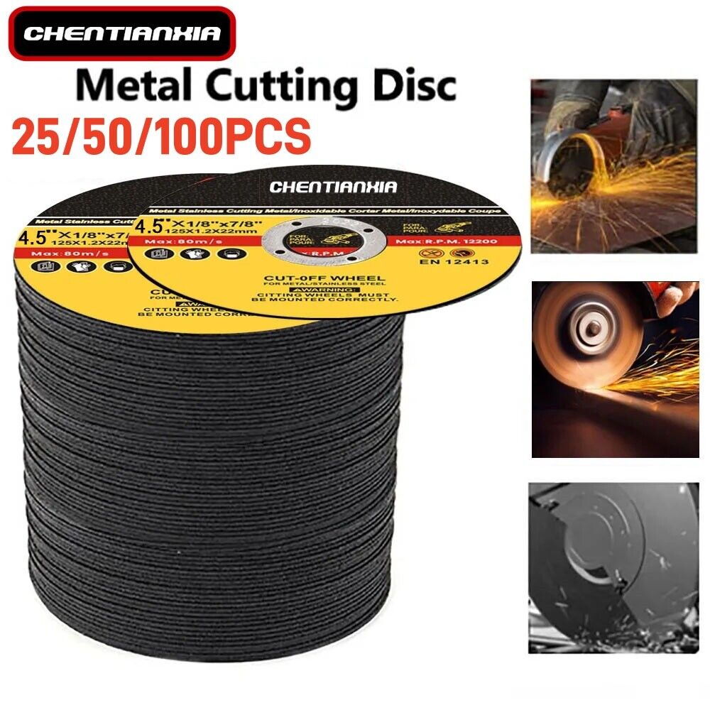 Main product image of 115 x 50 mm, 1 mm Metal Cutting Disc for Steel, Stainless Steel, 50-Pack