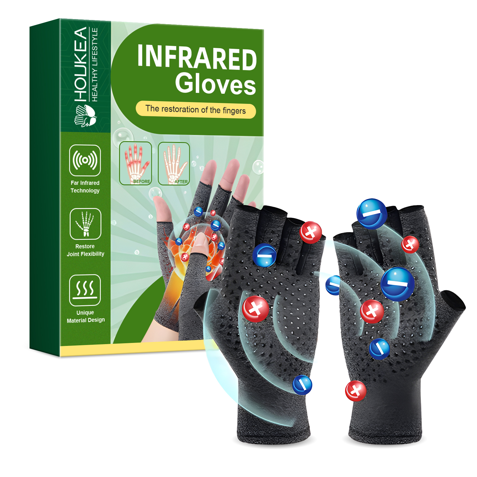 Main product image of Safety Gloves with Joint Protection, 1 Pair per Box