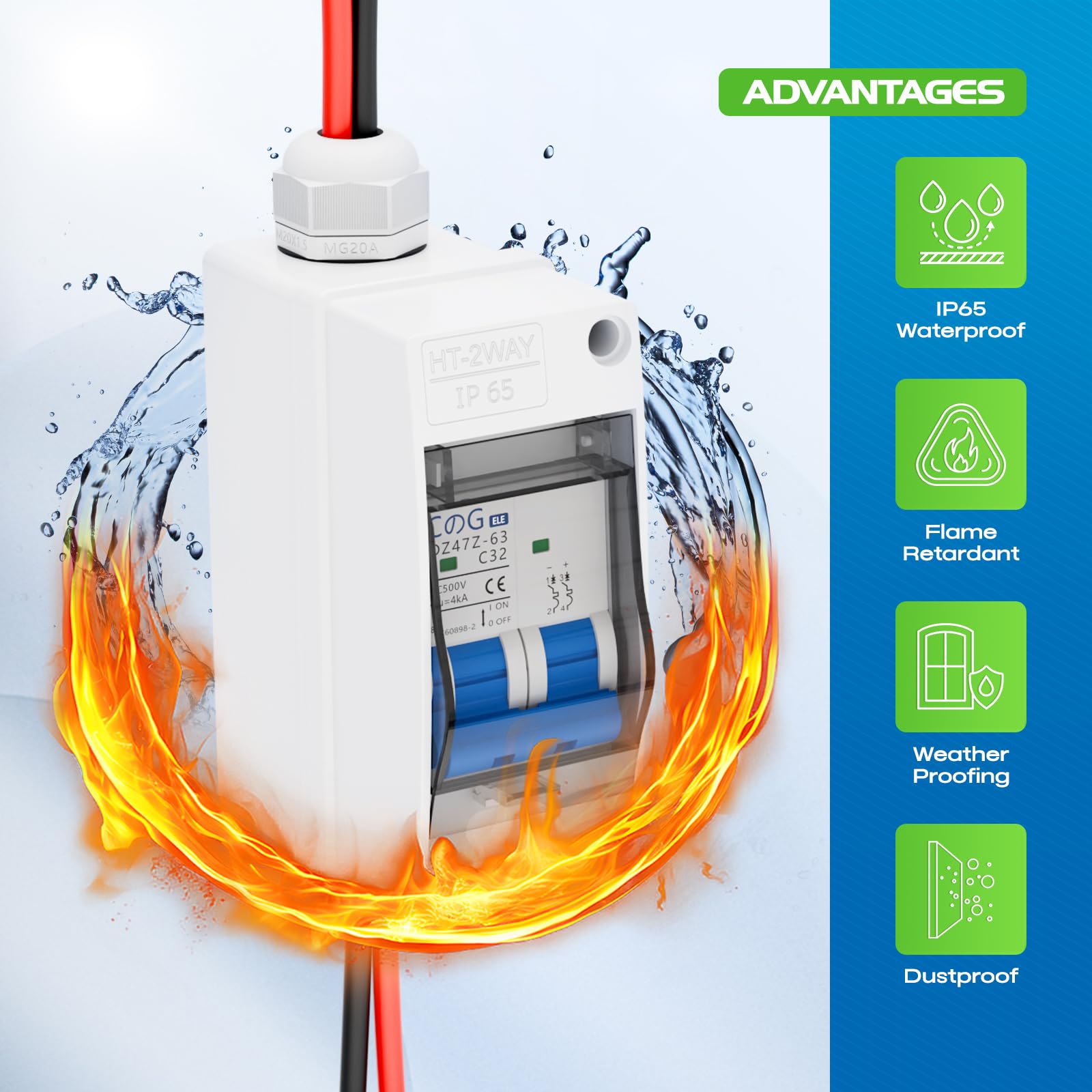 Main product image of Photovoltaic DC Circuit Breaker for Solar Applications