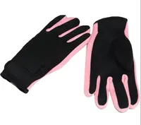 Product image of Wear-Resistant Gloves, Black/Pink, Size L, Diving Material