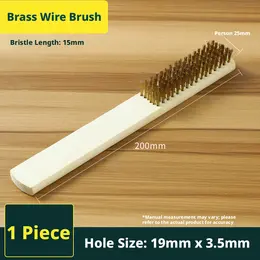 Product image of Industrial Wire Brush, Steel or Brass Bristles