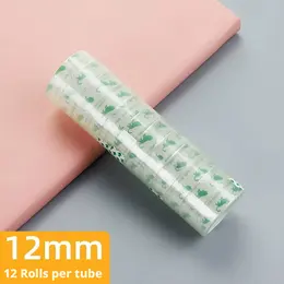 Product image of Clear Adhesive Tape, 12mm Width, 10m Length, 6-Roll Pack