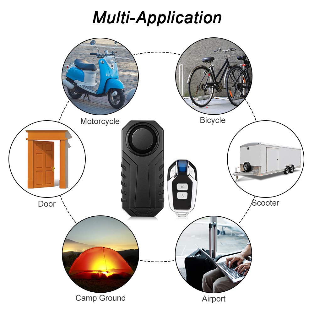 Main product image of Installation-Free Rainproof Anti-theft Alarm for Vehicles