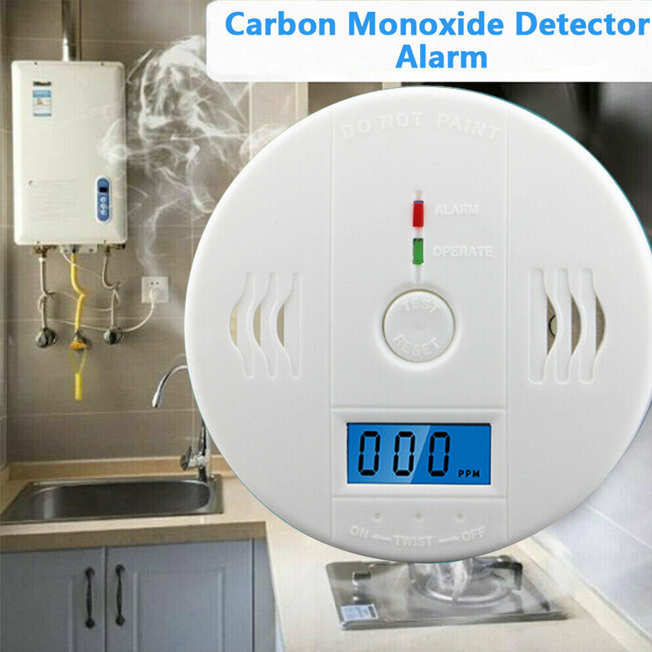 Main product image of Industrial Carbon Monoxide Alarm Detector for Safety Monitoring