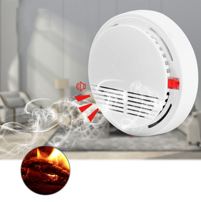 Main product image of Household Photoelectric Smoke Detector, Battery Powered