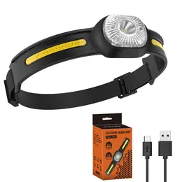 Product image of BROUIT COB LED Rechargeable Headlamp with Sensor Function