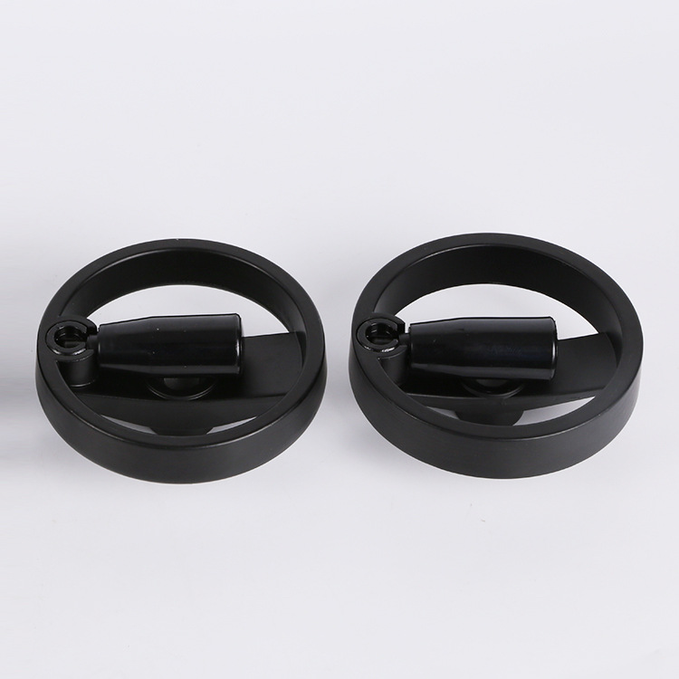 Main product image of Aluminum Alloy Machine Tool Hand Wheel, Foldable Handle, Double Spoke