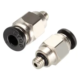 Product image of Pneumatic Quick Connect Push-to-Connect Fitting, PC4-M5, Threaded