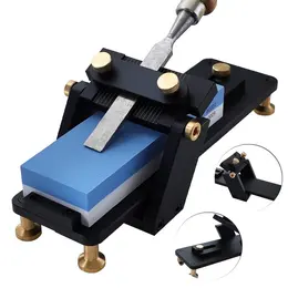 Product image of Aluminum Alloy Fixed Angle Sharpening Frame for Woodworking Chisels
