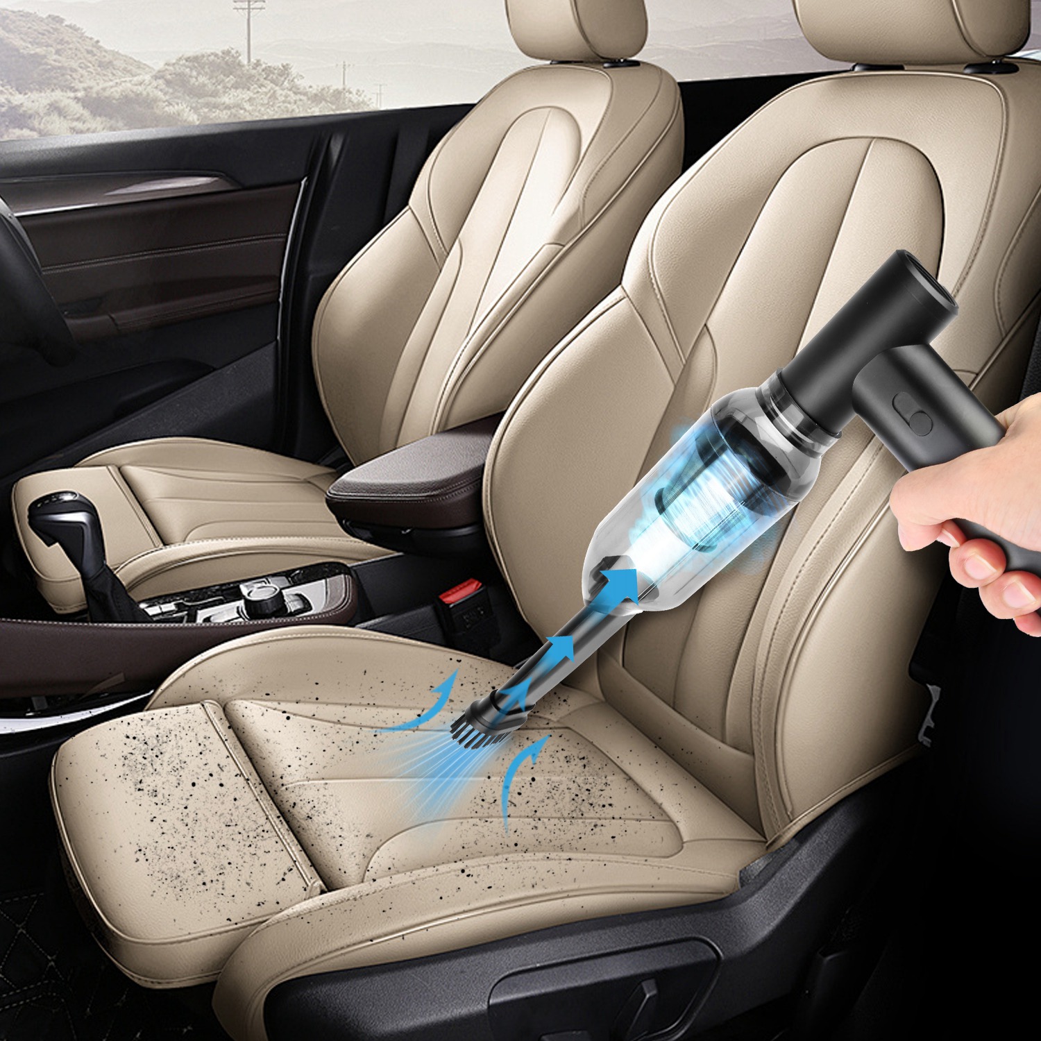 Main product image of Cordless Compressed Air Duster & Vacuum, Brushless Motor, 130000RPM, Variable Speed