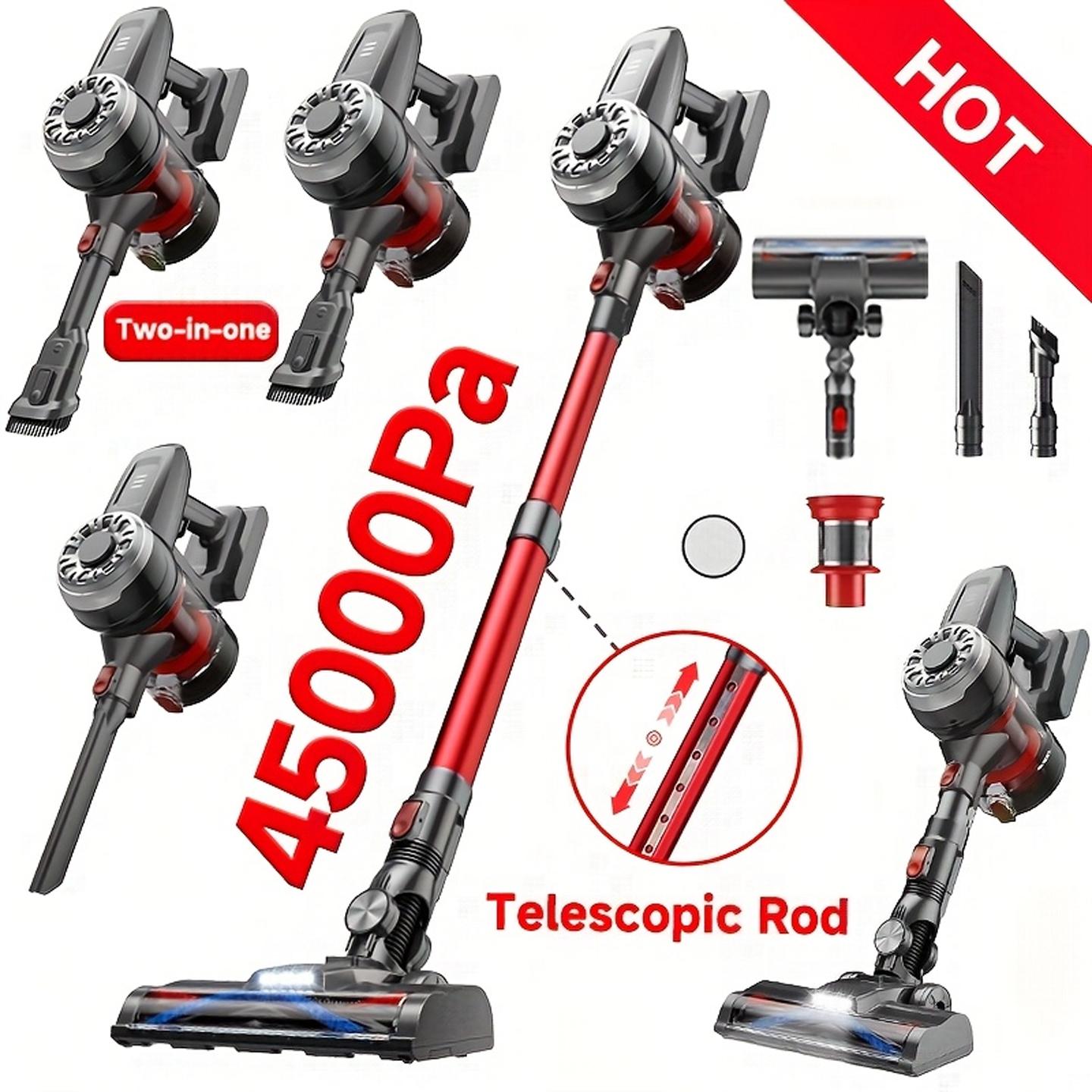 Main product image of Light Green Cordless Vacuum Cleaner, 8-in-1, Adjustable Suction