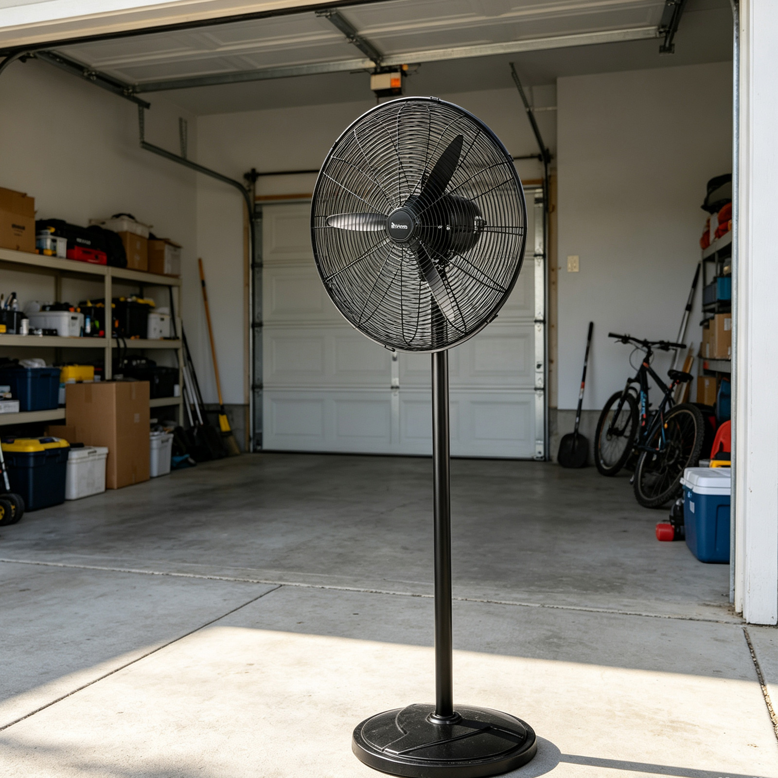 Main product image of 20 Inch Oscillating Pedestal Industrial Fan, 5000 CFM, BLDC Motor, 4-Speed