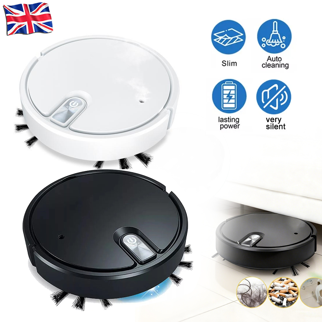 Main product image of Rechargeable Robot Vacuum Cleaner for Floor Maintenance