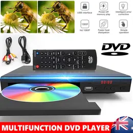 Product image of DVD Player, Multi-Region, 1080p HD, Composite Video, with Remote and RCA Cable