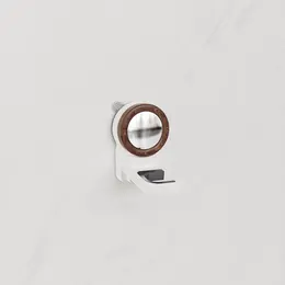 Product image of Suction Cup Mop Hook, Wood Grain and Electroplated Silver Finish