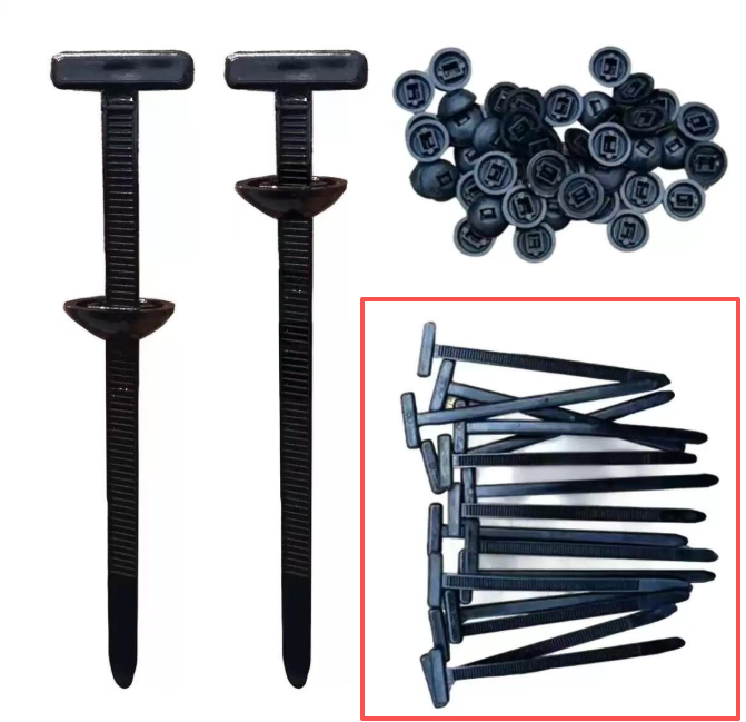 Main product image of Nail-in Cable Tie Mount, 9.5cm Length, Black