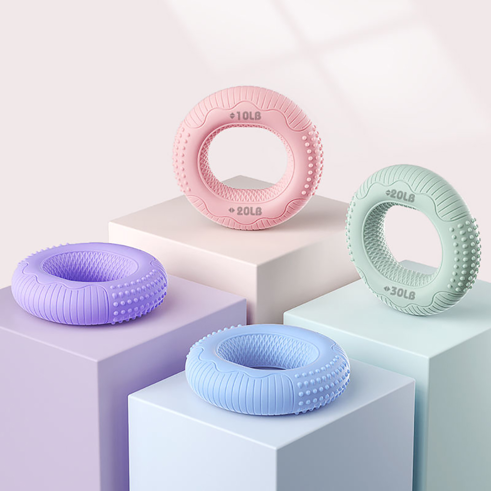 Main product image of Adjustable Silicone Hand Grip Ring for Finger and Forearm Strength