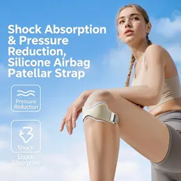 Product image of Silicone Patella Knee Strap, Adjustable, Breathable, Non-Slip, 3D Air Cushion
