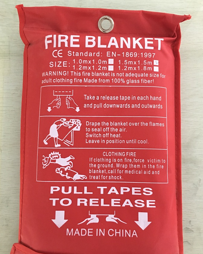 Main product image of Fiberglass Flame Retardant Fire Blanket for Emergency Safety